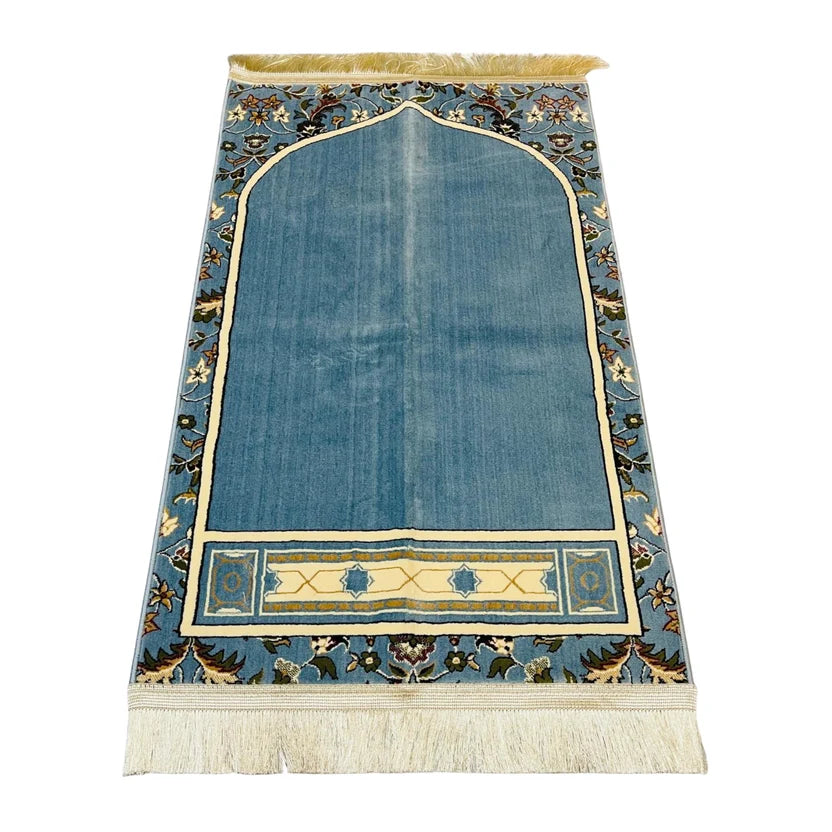 Imam e Kaba Prayer mat 8mm Medina Made (BLUE)
