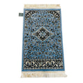 Original Al Rawdah Riaz-ul-Jannah Prayer Mat 8mm – Made in Madinah (KSA) (Light Blue)
