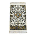 Al Rawdah Riaz-ul-Jannah Prayer Mat 8mm – Made in Madinah (KSA) (Cream)