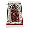 Medina Prayer Mat 8mm Thick Mehrab Design, KSA (RED)