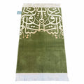 Caligraphy Prayer Mat 8mm MADA Medina Made (GREEN)