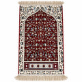 Syrian Prayer Mat – Soft Velvet Imported Janamaz (Red)